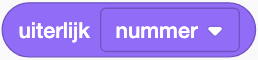 nummer uiterlijk