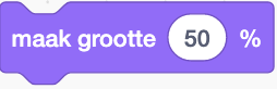 maak grootte 50%