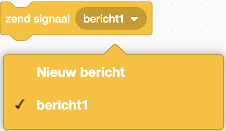 Nieuw bericht definiëren